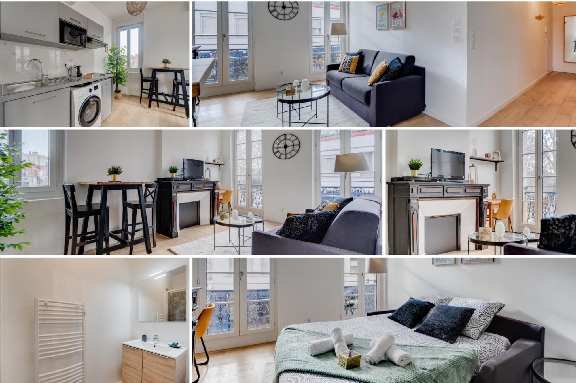 Studio Chic Et Lumineux, Garage, Wifi, Clim تولوز المظهر الخارجي الصورة